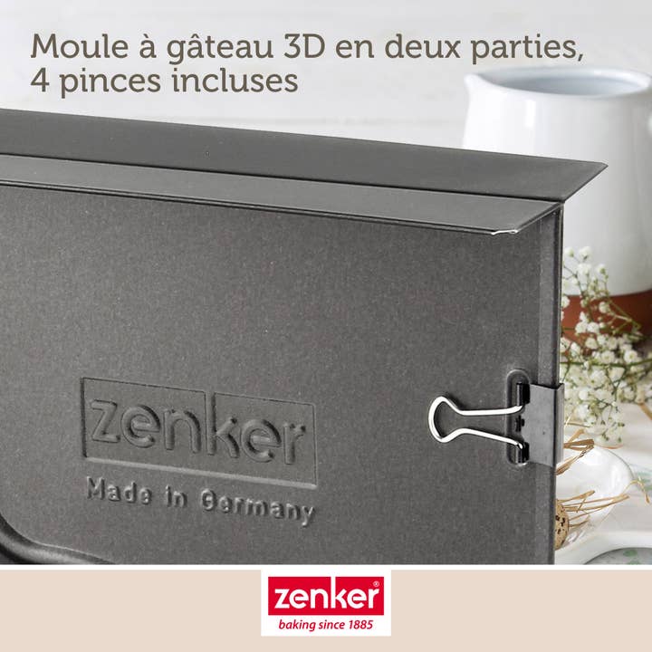 Zenker – wholesale Cake tin – Zenker Easter Bunny 600ml 3D Cake Mould