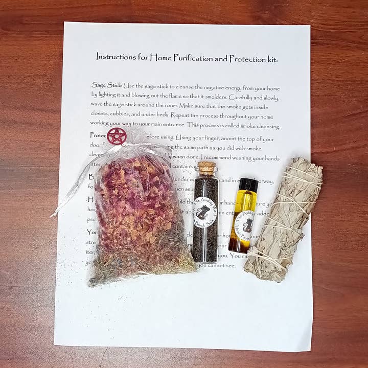 The Avidity Witch - Wholesale Meditation Supplies - Home Purification and Protection Spell Kit12
