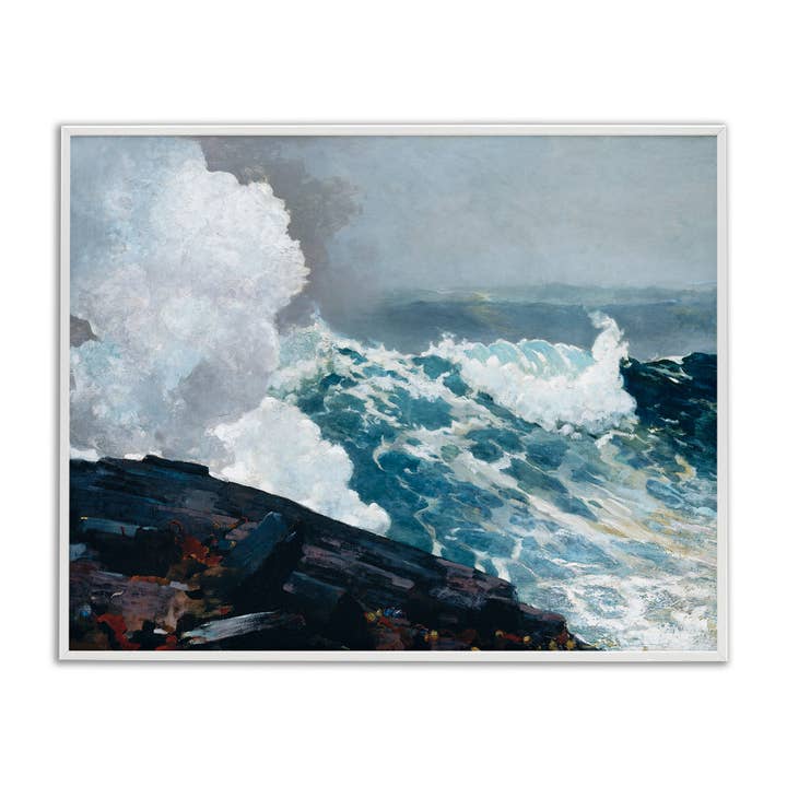 Stupell Industries - Wholesale Wall Sign - Ocean Waves & Cliffs - Framed Wall Art19