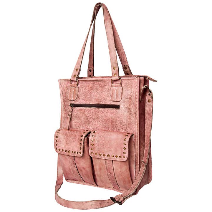 LC-NMBG111D Tote Genuine Leather women bag western Bag for wholesale by LS Western