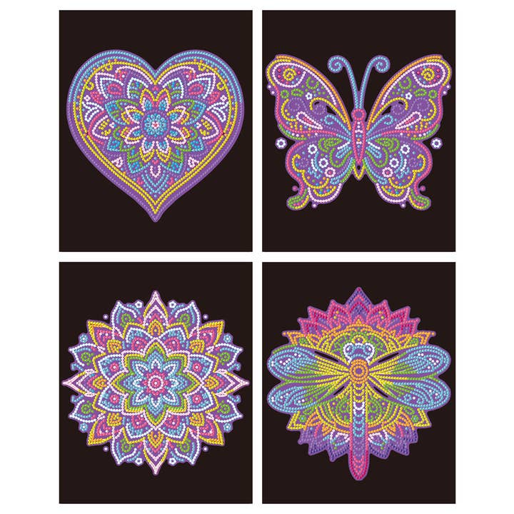 Neon Mandalas for wholesale by DIAMOND DOTZ®