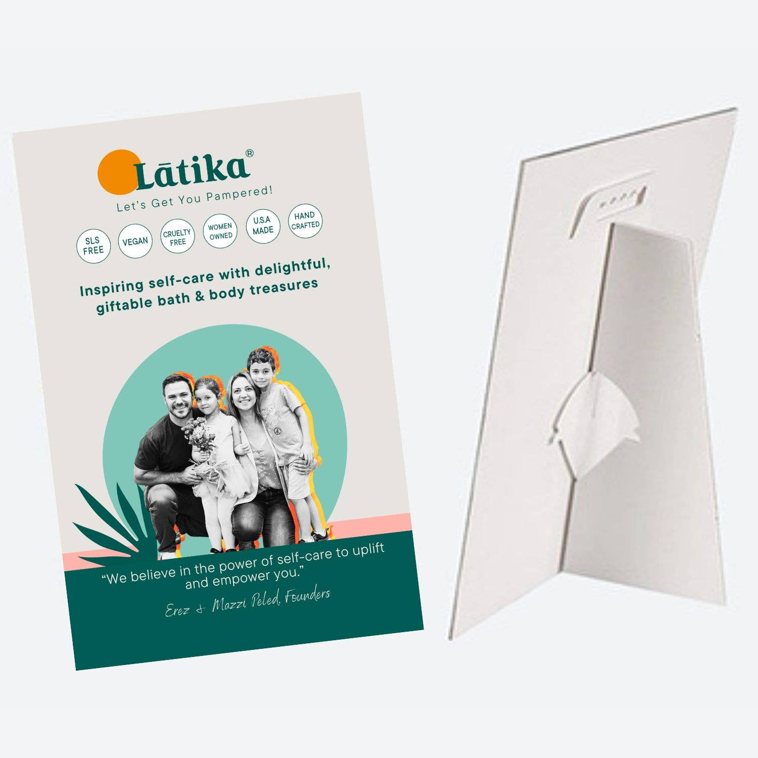 Latika Beauty - Wholesale Sign - Retailer Sign - Shelf Talker - About The Brand1