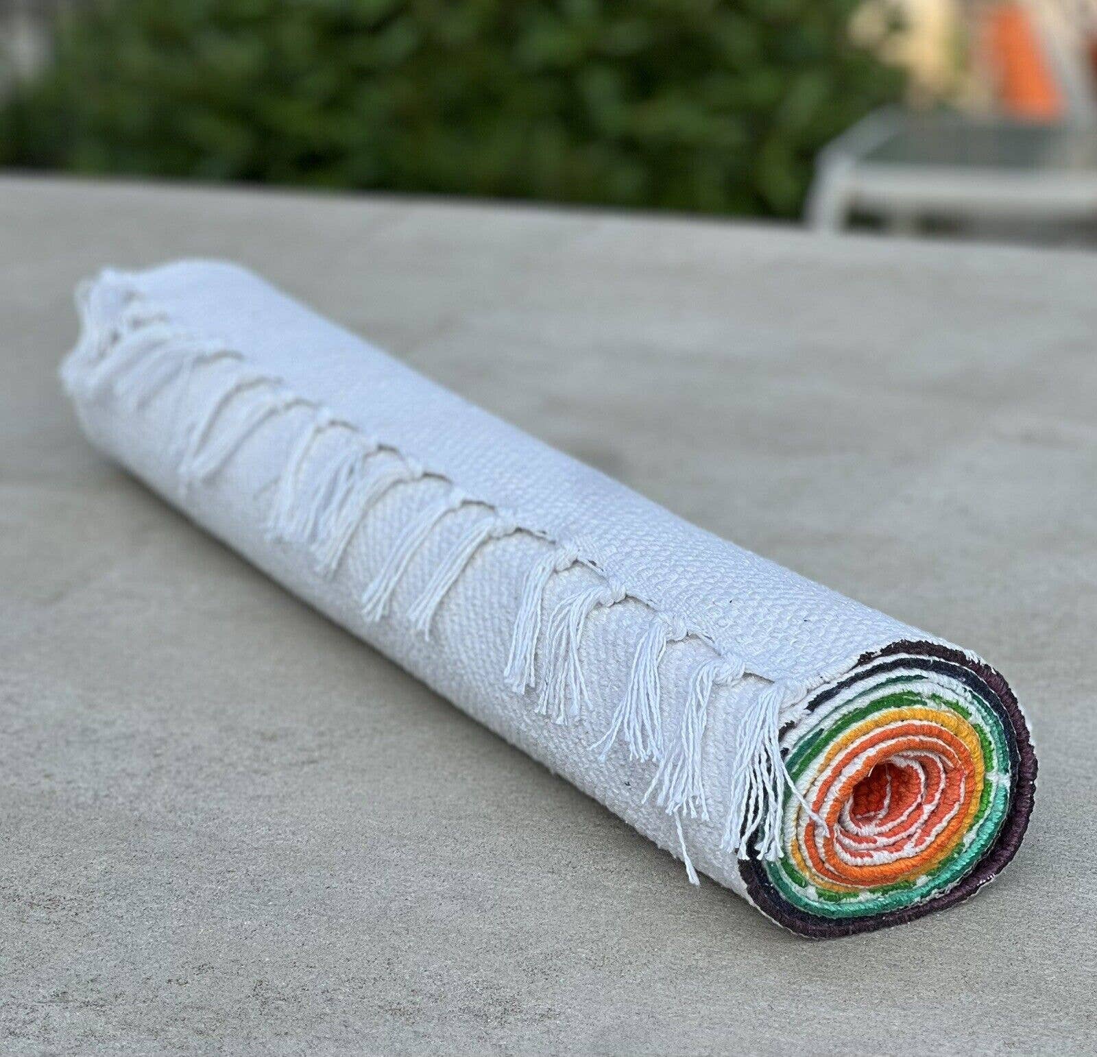 Lungta Imports - Wholesale Yoga Mat - Organic Cotton 7 Chakra Yoga Mat Rug For Yoga And Meditation9