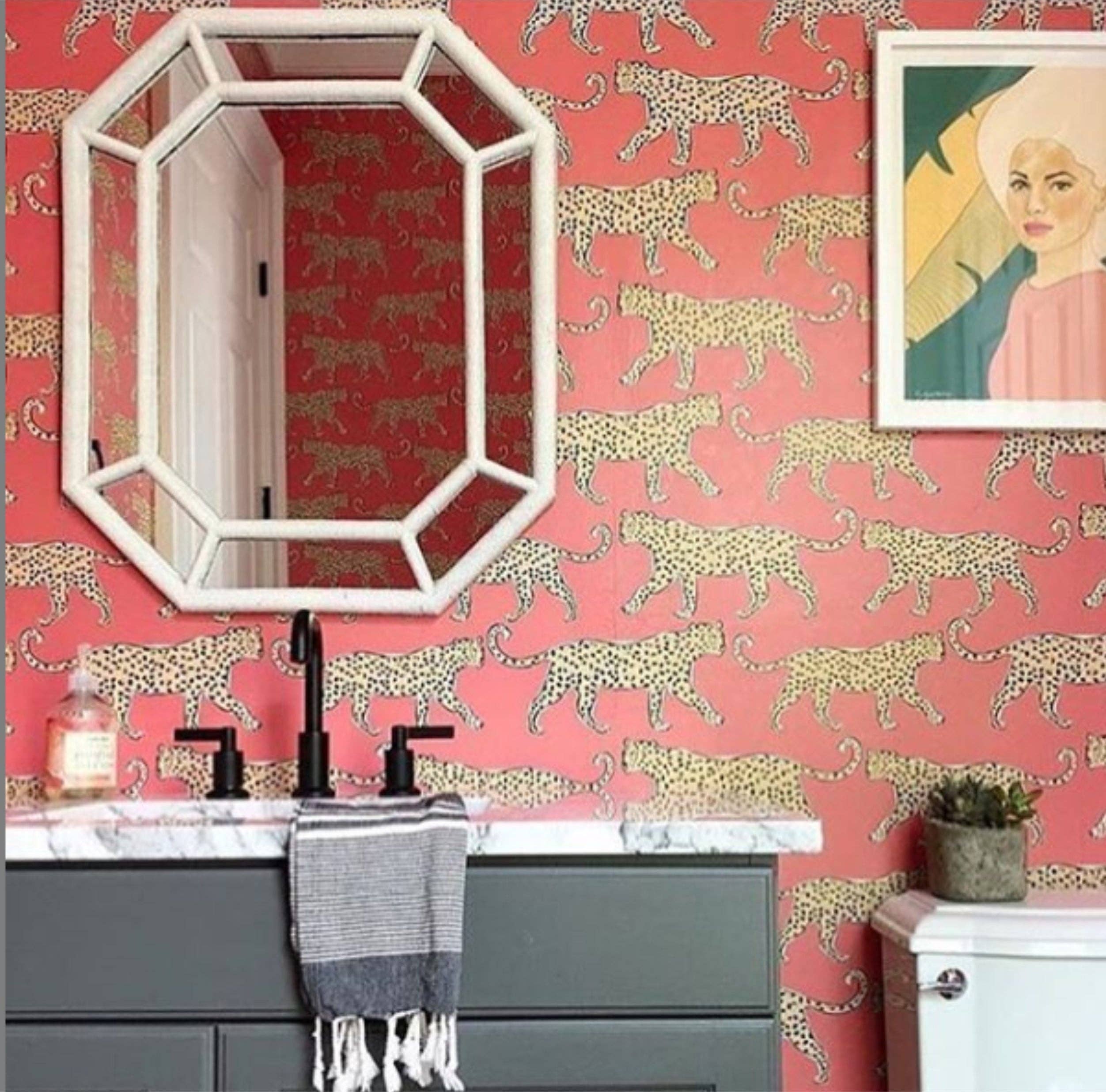 Clairebella Personalized Gifts & Pillows – wholesale Wallpaper – Leopard | Peel and Stick Wallpaper  | Pre-Pasted Wallpaper2