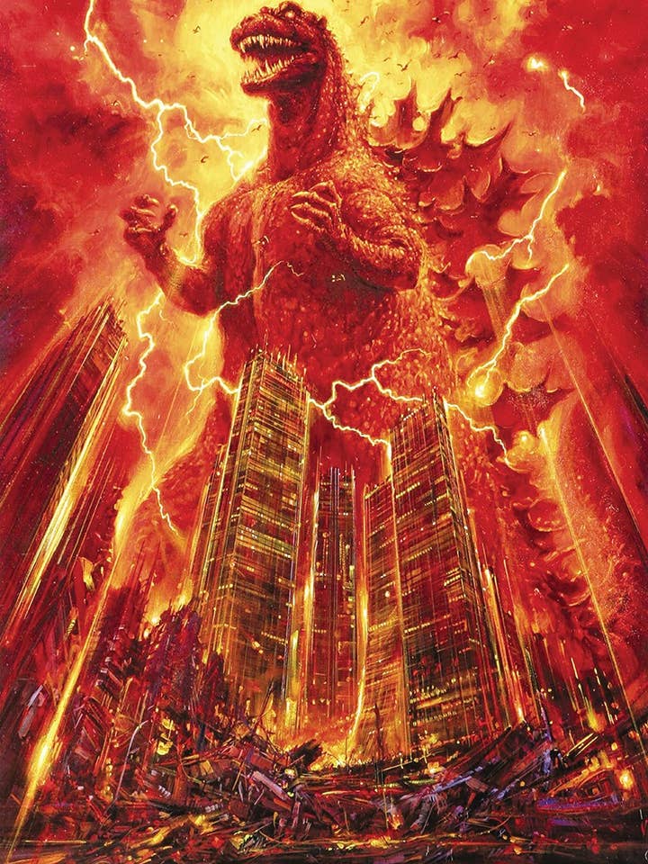 Poster Vintage Godzilla - Il Ritorno di Godzilla 1984 di Ohrai per la vendita all'ingrosso da parte di Posters Wholesale