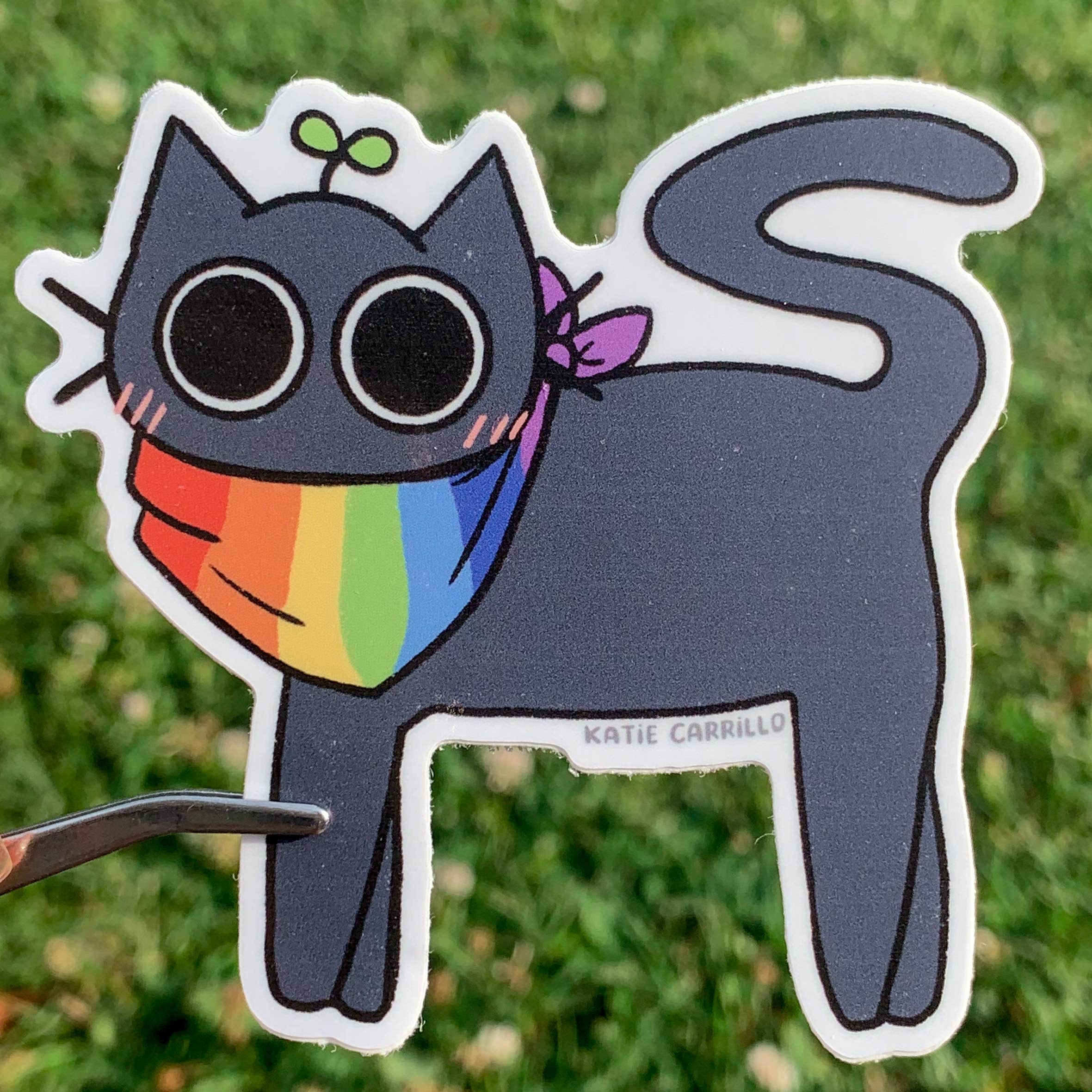 Katie Carrillo - Wholesale Sticker - Pride Cat Stickers0