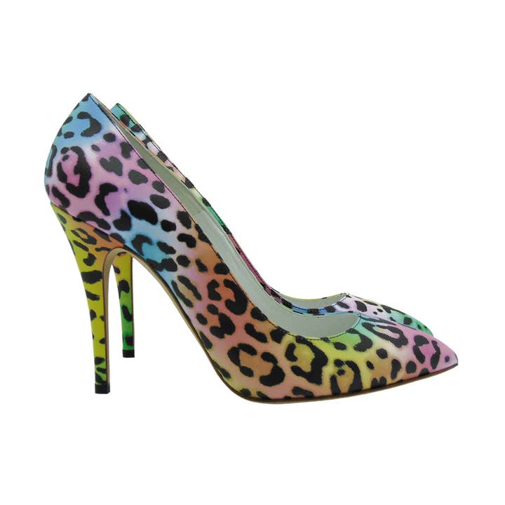 Mida 36 Multicolor Leopard Pumps for wholesale by MIDA