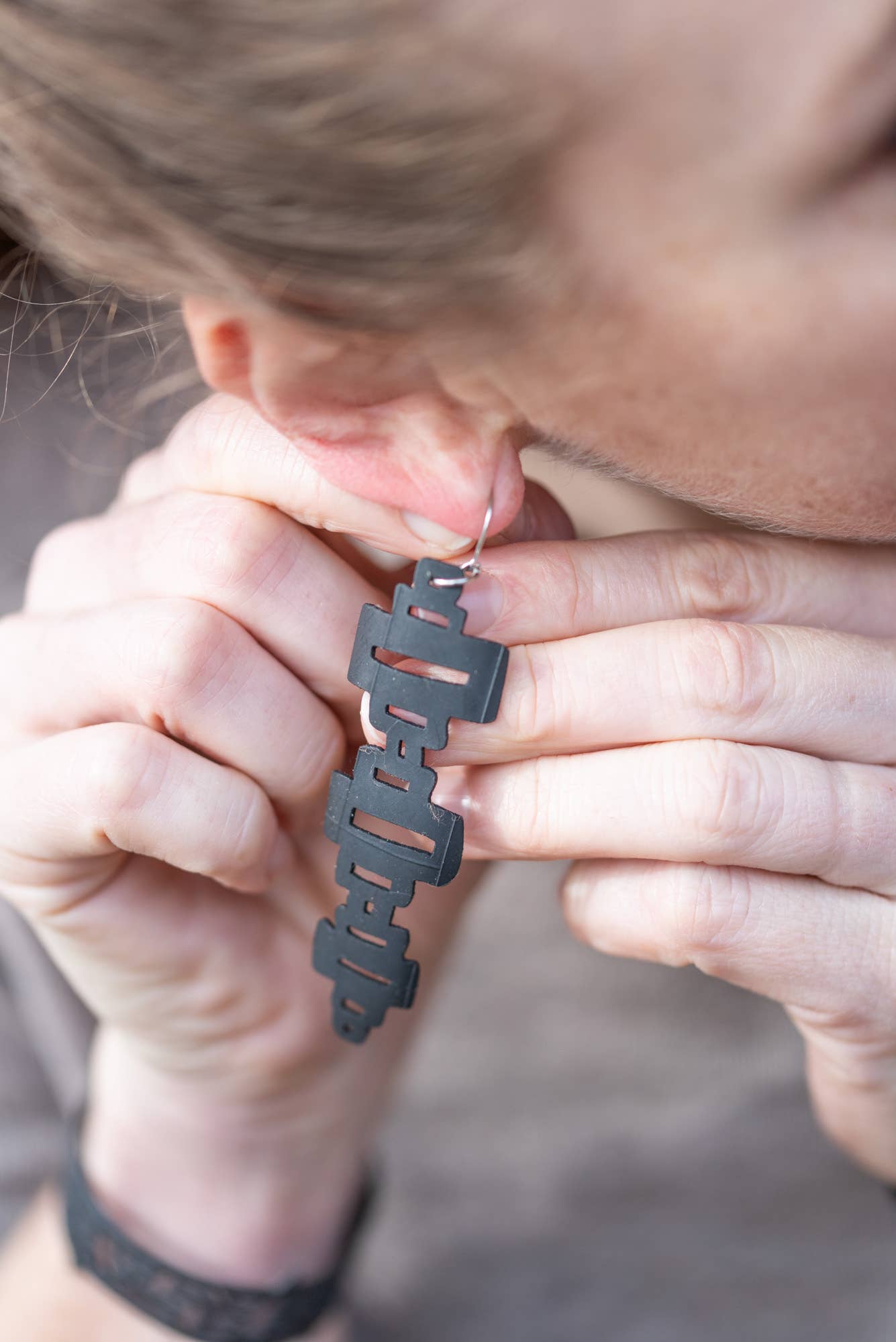 ABD Culture - Wholesale Dangle Earrings - WCC Long Rubber Earring2