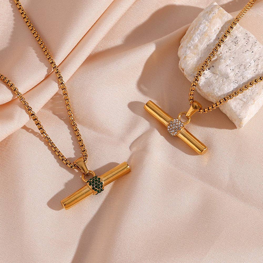 Katinki - Venta al por mayor Collares con colgantes/abalorios - Collar Colgante Minimalista2