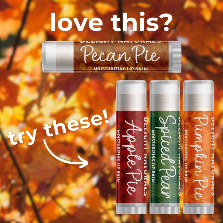 Delight Naturals - Wholesale Lip Balm - Pecan Pie Lip Balm4
