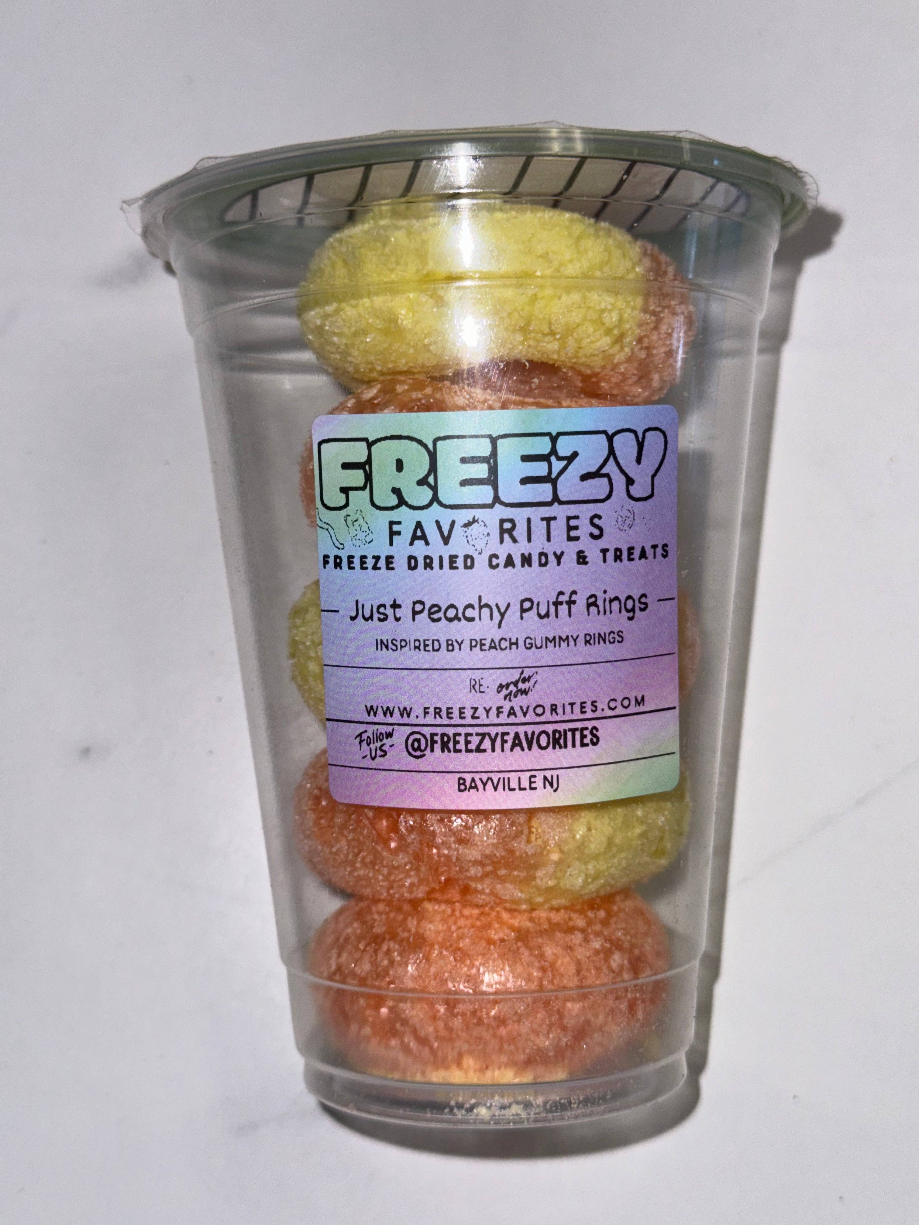 Freezy Favorites - Wholesale Boiled sweets - Just Peachy Freeze Dried Rings0