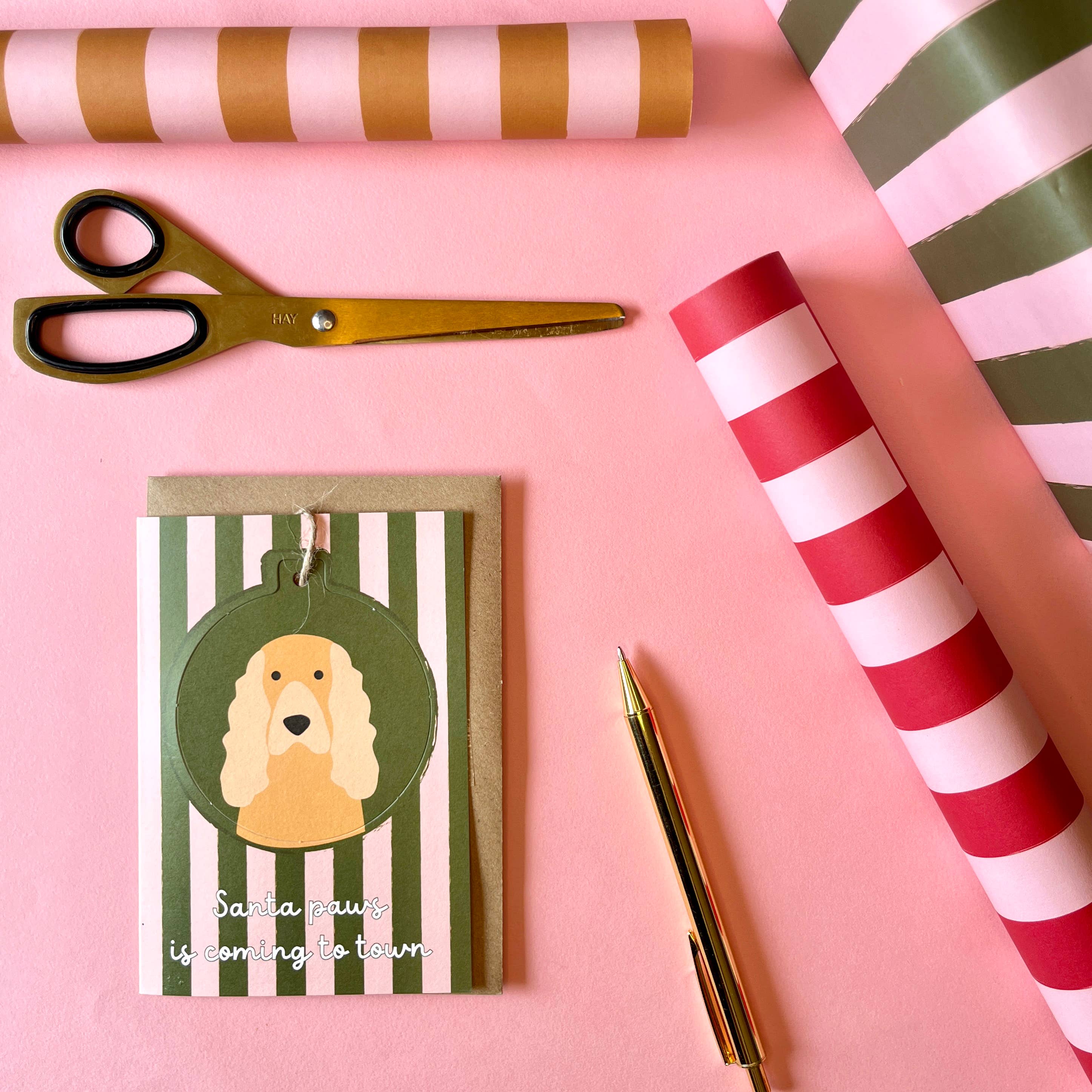 Heather Alstead Design Ltd - Wholesale Christmas card - Dog Breed - Pop Out Christmas Bauble Cards 27