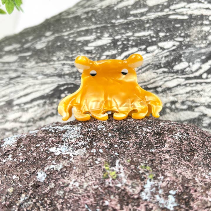 mildstyles - Wholesale Hair Clip - Women's - Blue ring octopus and Small Dumbo Octopuses Claw Clip5