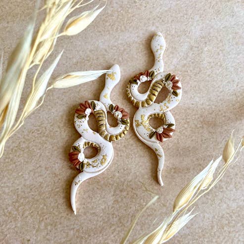 Everything Ky and I - Wholesale Dangle earrings - Desert a Clay Snakes1