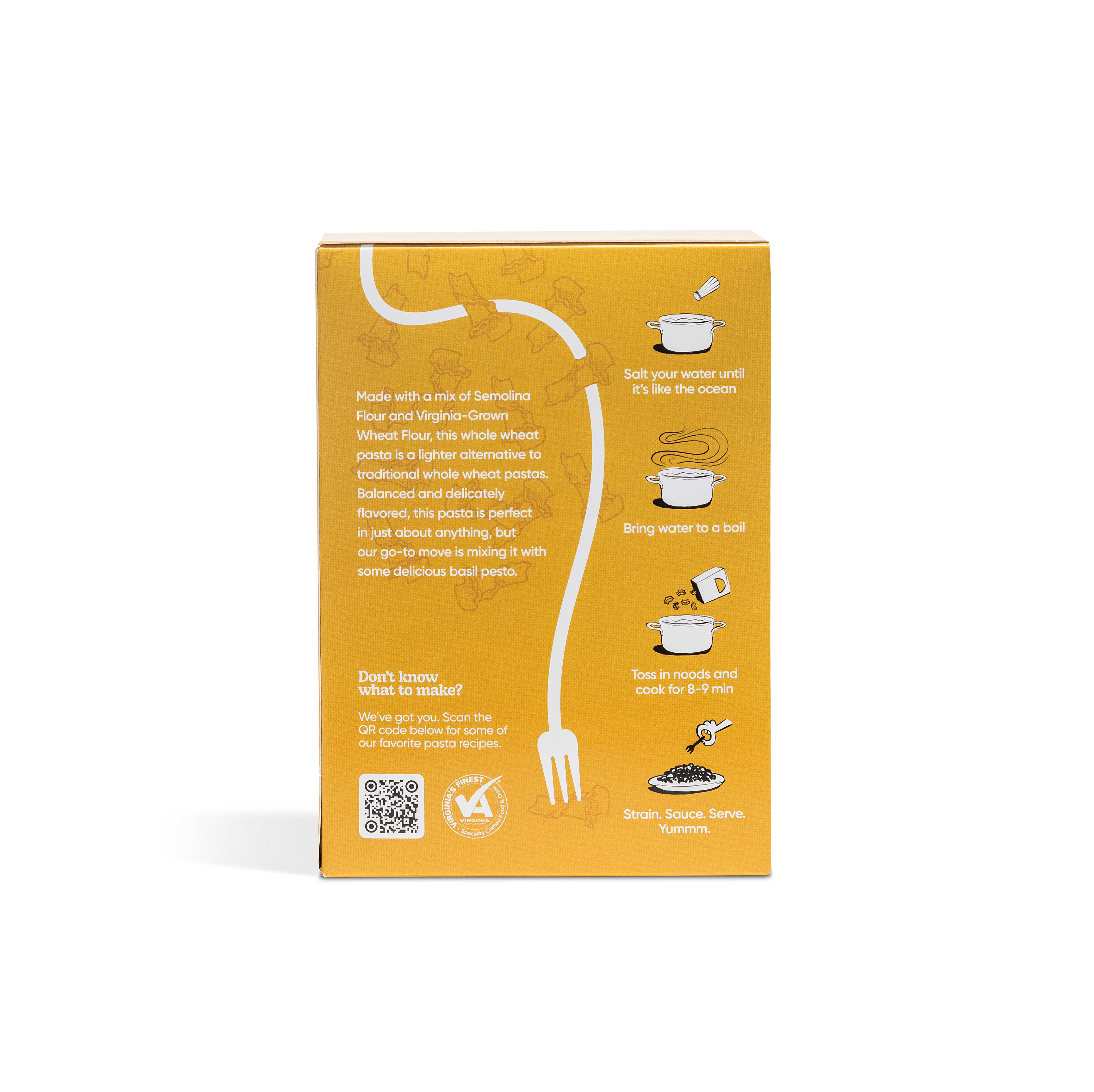 Scratch Pasta - Wholesale Pasta - Virginia Wheat Campanelle1