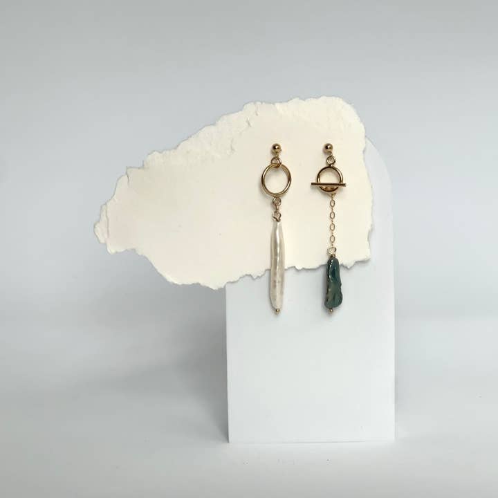 TOGGLE PEARL SET for wholesale by PIECES + PARDONS