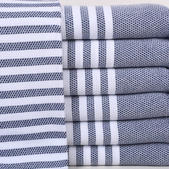 Toalhas de Praia, Toalha Pareo Personalizada Azul Marinho por atacado de Organic Turkish Towels