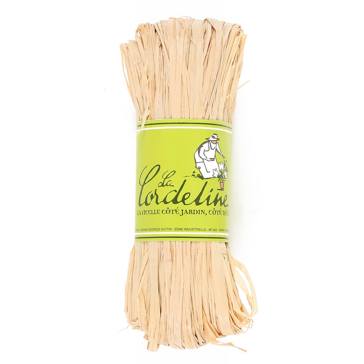 La Cordeline – Engroshandel Sejlgarn – Naturlig raffia 50 g, fibrlængde ± 95 cm - Forskellige farver0