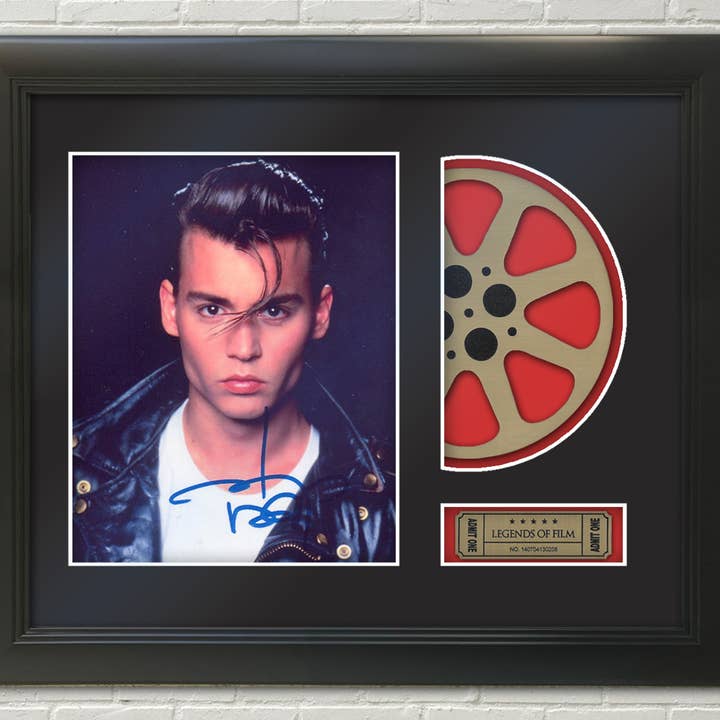 Johnny Depp Legends of Film Display mit goldener Rolle für den Großhandel von Gold Record Outlet