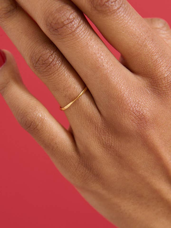 Sloane Twist Ring for wholesale by S-kin Studio Jewelry