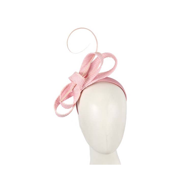 Large loops and feather fascinator for wholesale by Max Alexander by Cupids Millinery Melbourne