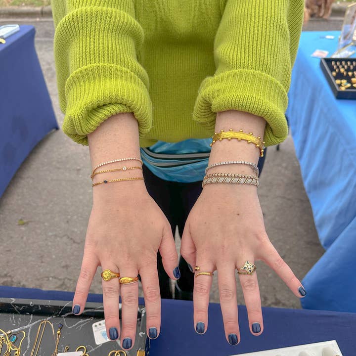 DRIP JEWELRY - Wholesale Link & chain bracelet - Birthstone Connected Bracelet or Necklace16