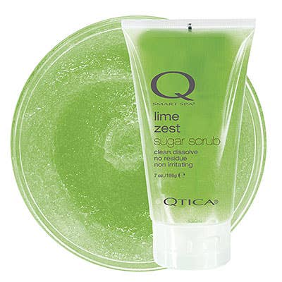 Qtica Smart Spa Lime Zest Sugar Scrub 7oz for wholesale by Zoya, Qtica, Smart Spa