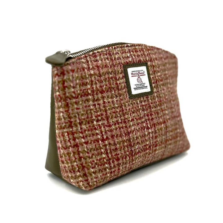 maccessori – Großhandel Schmink-/Kosmetiktasche – Harris Tweed Kosmetiktasche Ahorn