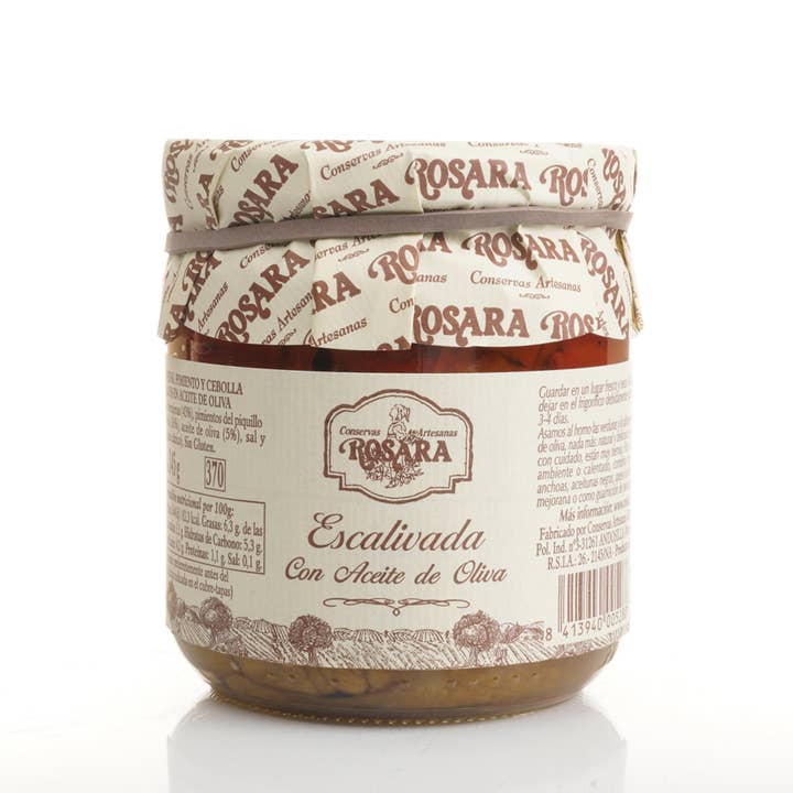 Conservas Rosara - Wholesale Pickled Vegetables - ESCALIVADA JAR 370 ml.2