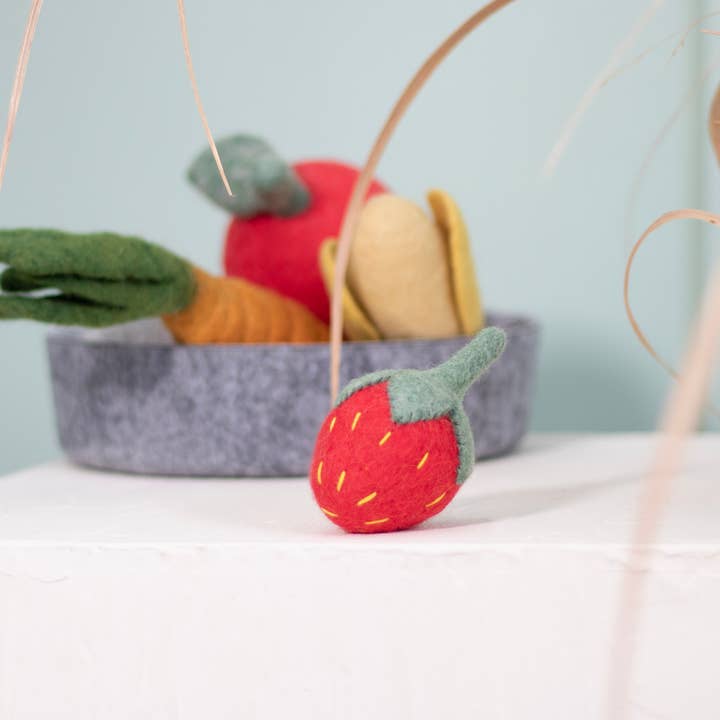 BUDDY. - Wholesale Pet Toy - Dog - BUDDY. Dog toy made of sheep wool "Strawberry"1