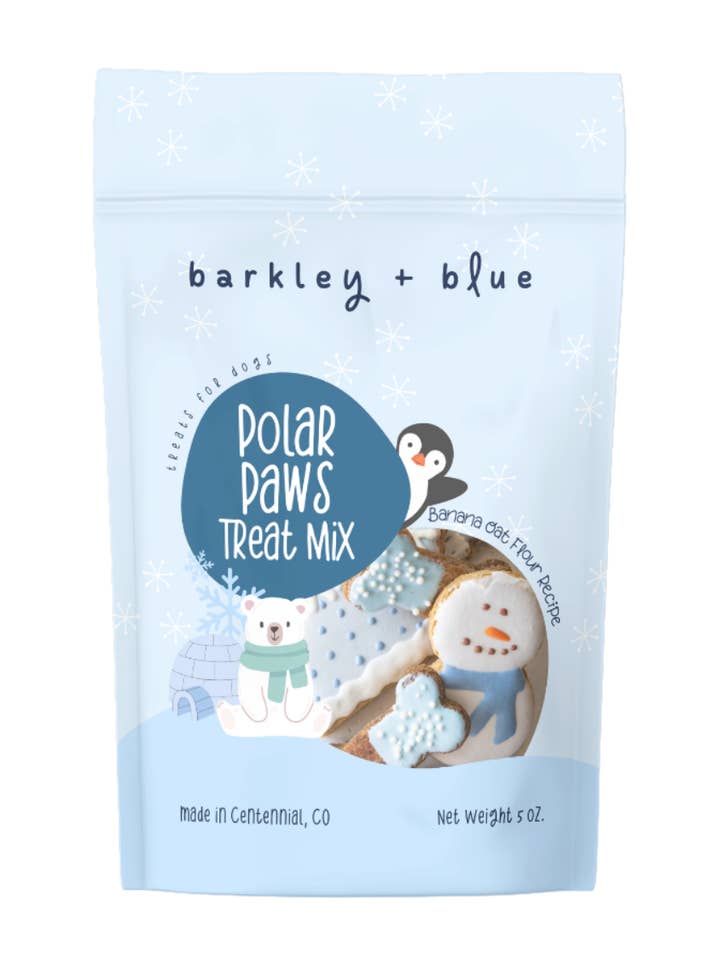 Polar Paws Mix Biscuits - Winter Dog Biscuit Treats for wholesale by Barkley & Blue