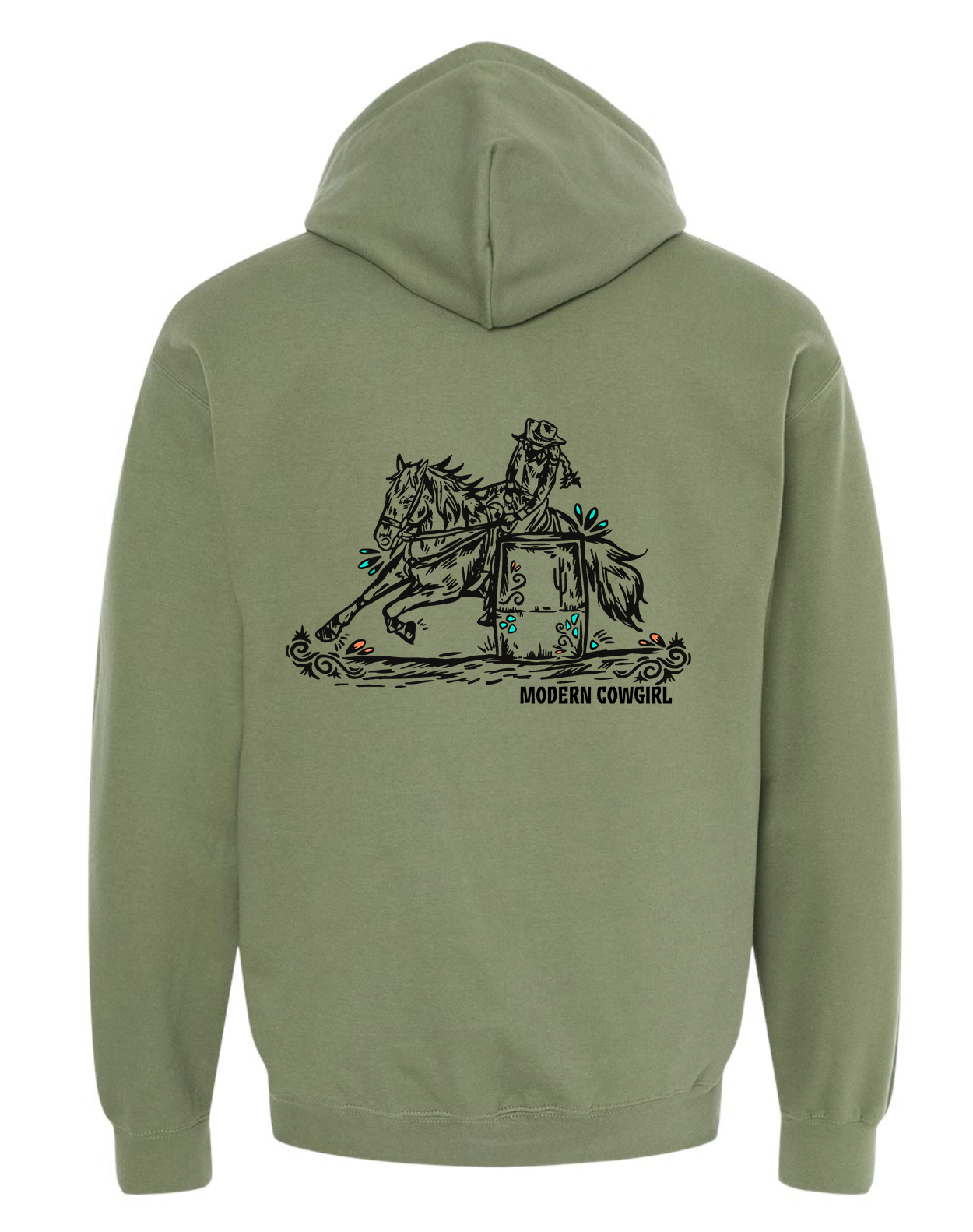 Modern Cowgirl - Wholesale Hoodie - Women's - Barrel Racer Hoodie1