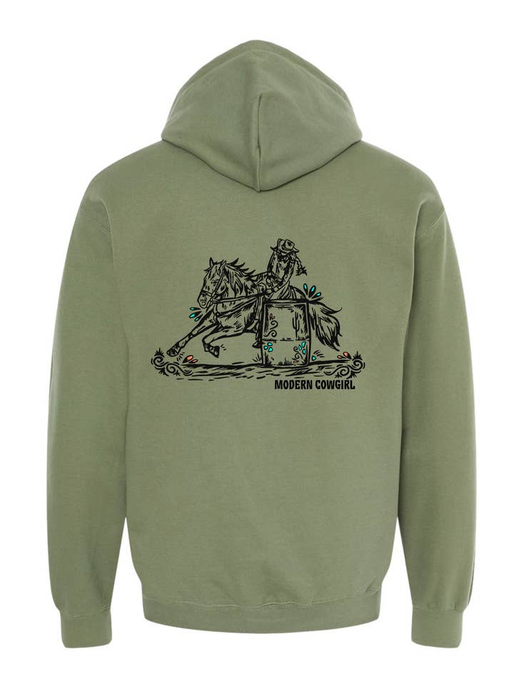 Modern Cowgirl - Wholesale Hoodie - Women's - Barrel Racer Hoodie1