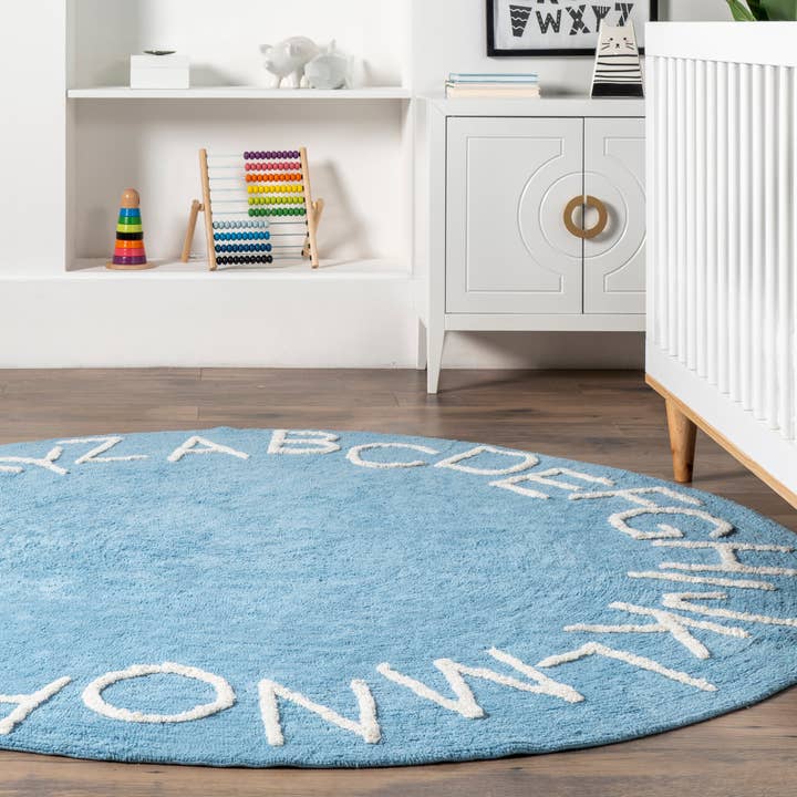 nuLOOM - Wholesale Area Rug - Kids & Baby - Kids Washable Round Alphabet Rug17
