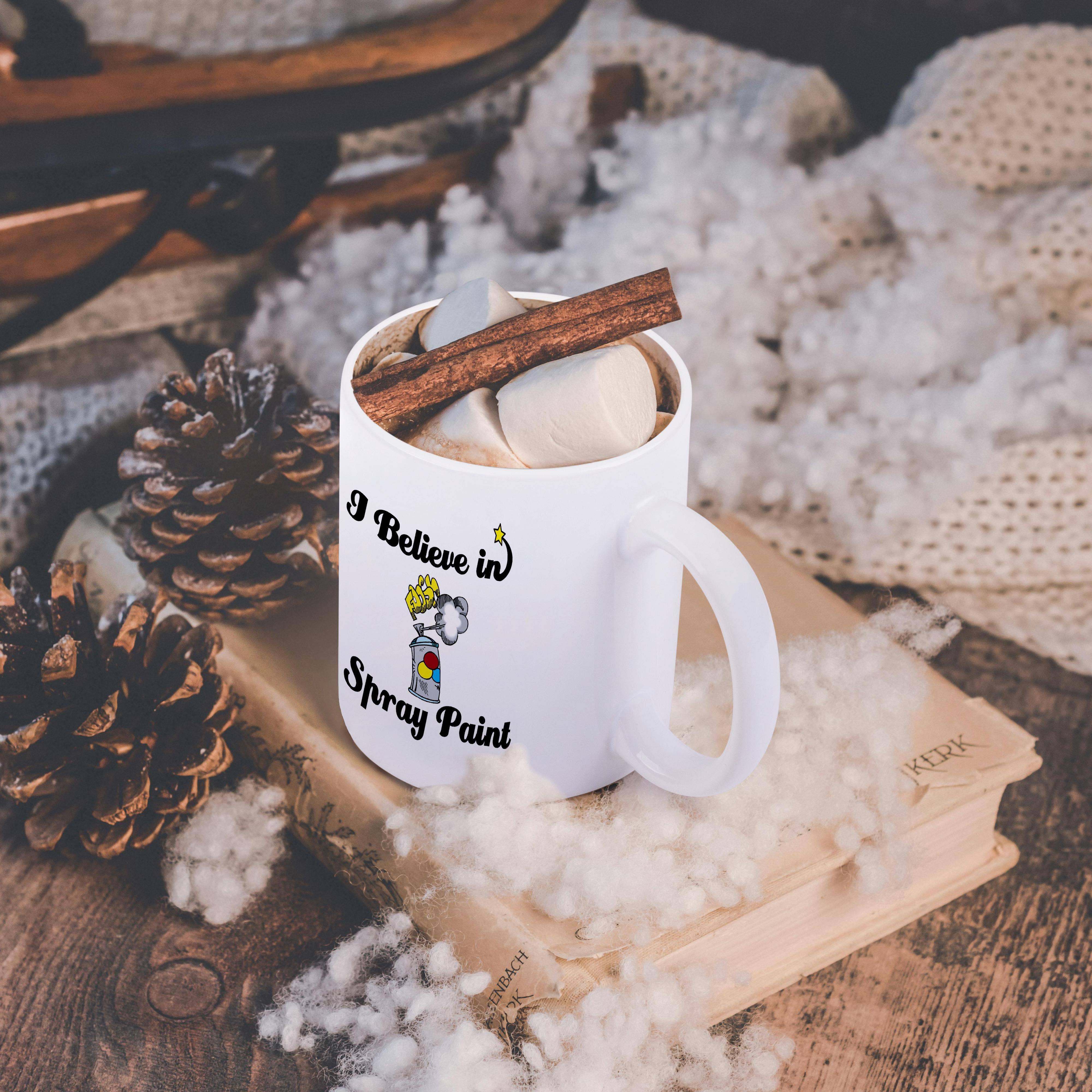 3dRose - Wholesale Coffee Mug - 3dRose, I Believe In Spray Paint, Mug11