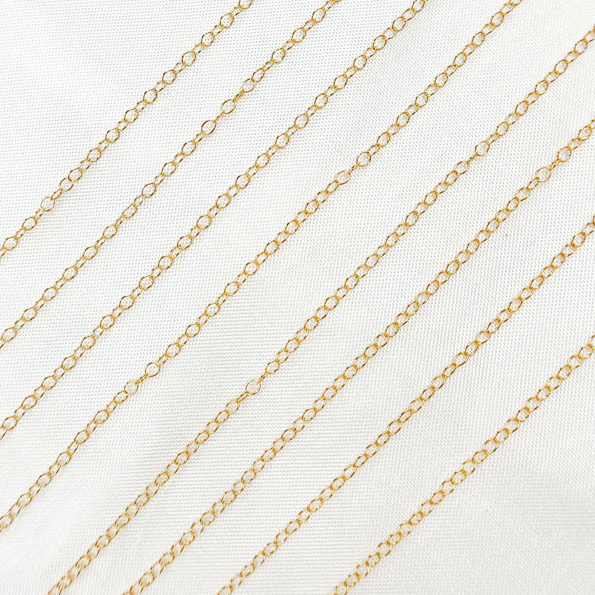 Jewels & Chains - Wholesale Link & Chain Necklace - 1020GF. 14K Gold Filled Cable Chain1