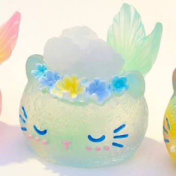 BCmini - Wholesale Decorative Figurine - 71309 Crystal Cat Mermaid Blind Box-817