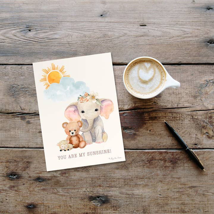 Crown Point Graphics - Wholesale Baby Card - You are my Sunshine | Baby Greeting Card2