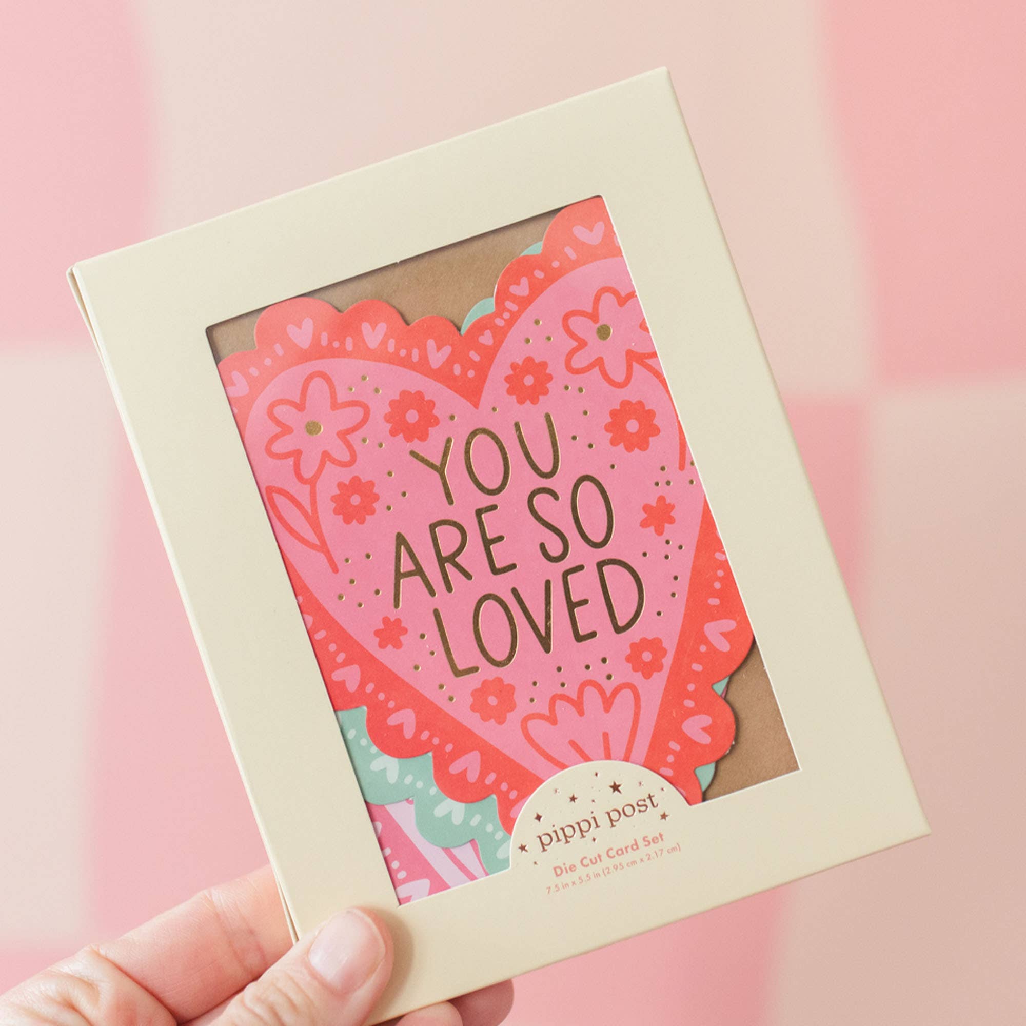 Pippi Post - Wholesale Valentine's Day Card - Hearts Specialty Greeting Cards Boxed Set5