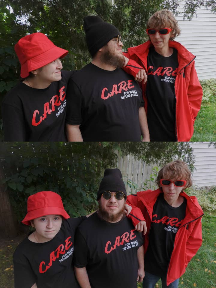 CARE For People Defund Police Tee for wholesale by For Everyone Collective