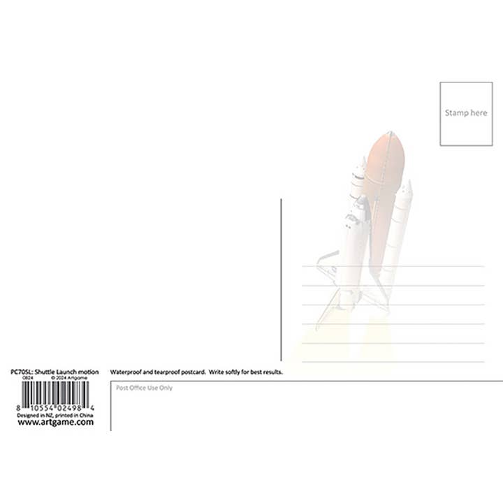 Artgame Ltd. - Wholesale Postcard - 3D 5"x 7" Royce Postcard - Shuttle Launch1