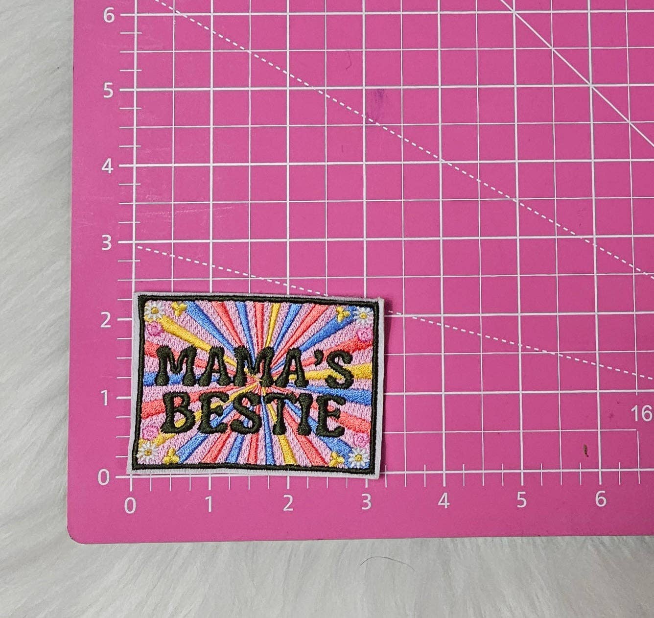Scratch Decor - Wholesale Patch - Retro Mama Floral Patch, Mama's Bestie Patch, Mommy and Me Embroidery On Patches1