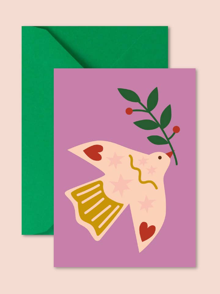 "Poetic" Card: Bird (with envelope) for wholesale by Ma Petite Vie