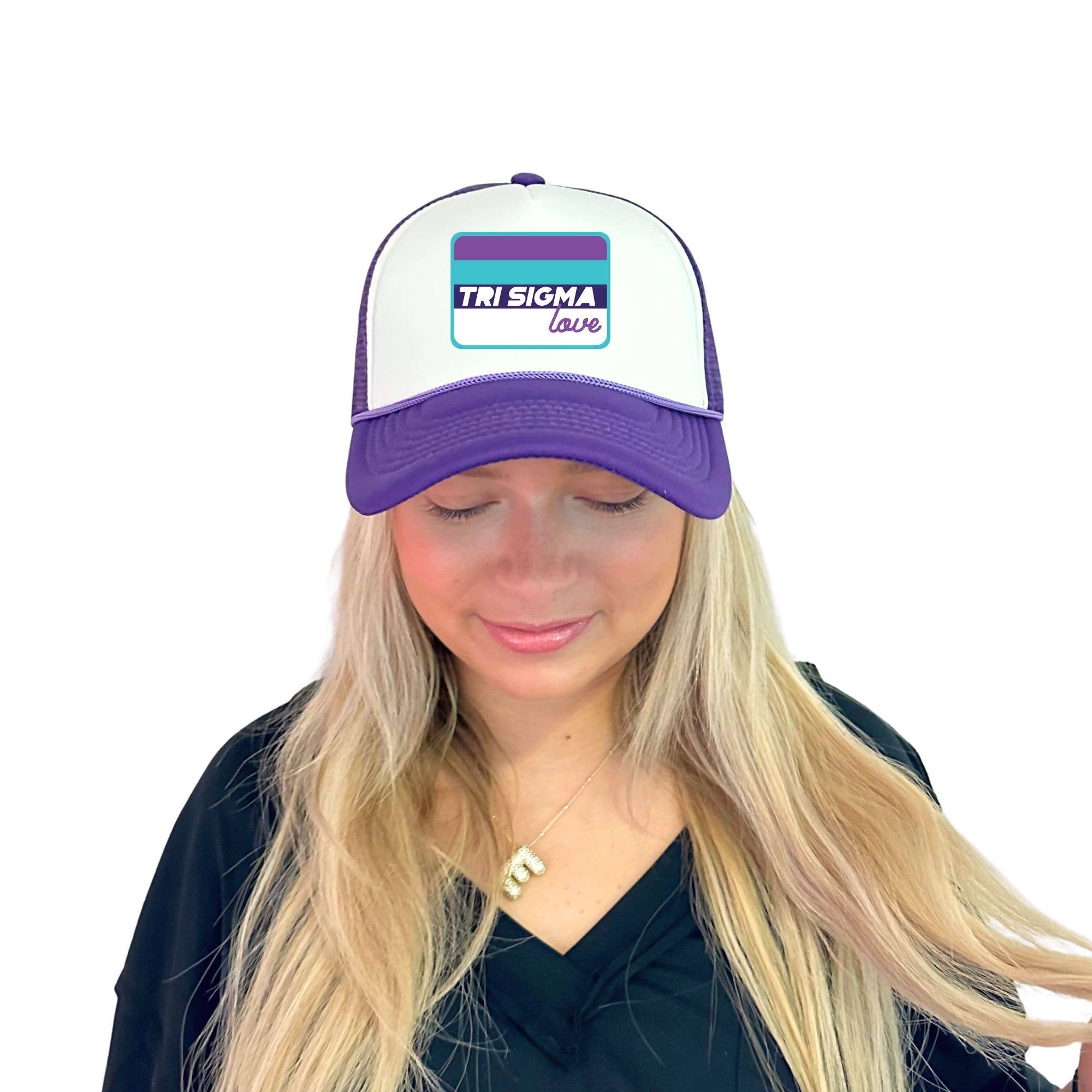 Sarahndipity Shop - Wholesale Trucker Hat - Women's - Sorority 2-Tone Trucker Hat - Choose your Design/Pattern4