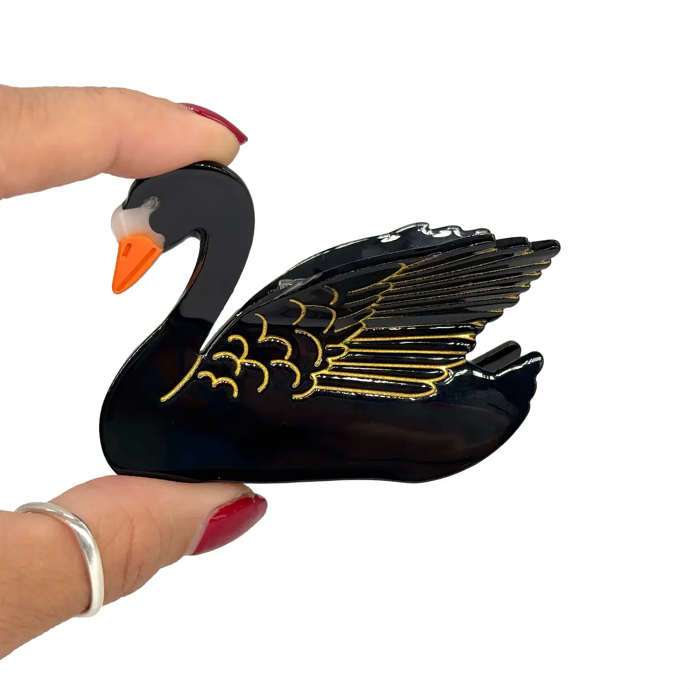 Super Perfect! – Großhandel Haarclip – Damen – Schwanensee Haarklauen-Clip für Tanz-Ballett-Fans0