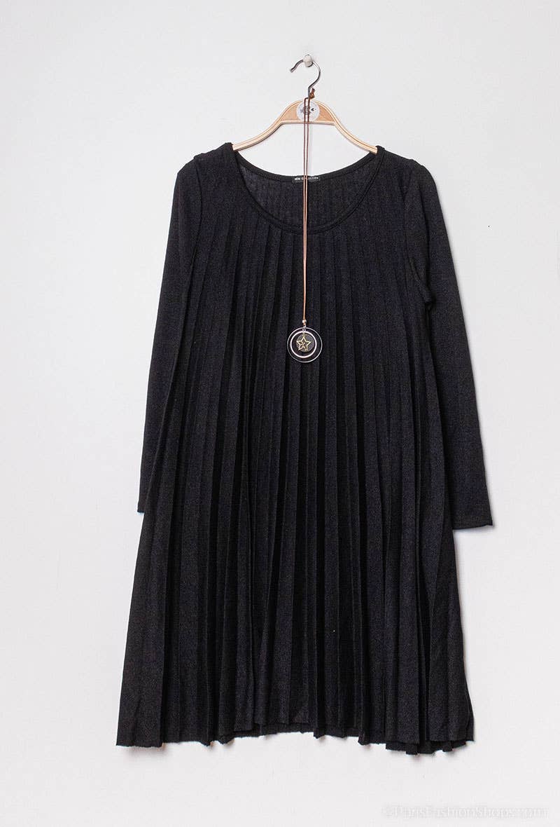 P&R STAR - Wholesale Dress - Women's - Pleated knit dress16