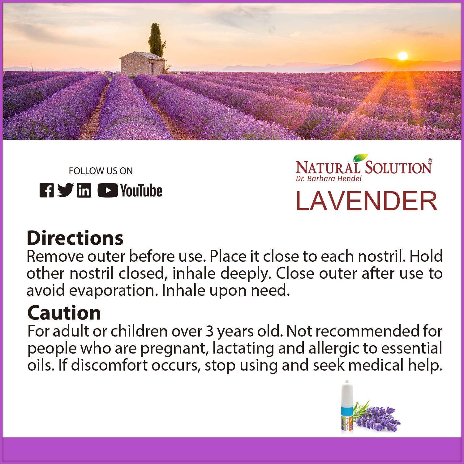 WBM LLC - Wholesale Aromatherapy Inhaler - Natural Solution Pink Salt Nasal Inhaler, Mix Scents, 3 Pack4