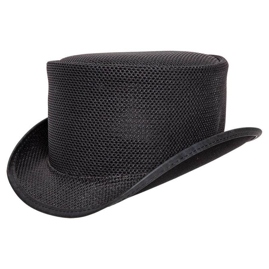 Black Breathable Mesh Top Hat Unbanded - Style  Rogue for wholesale on Faire0