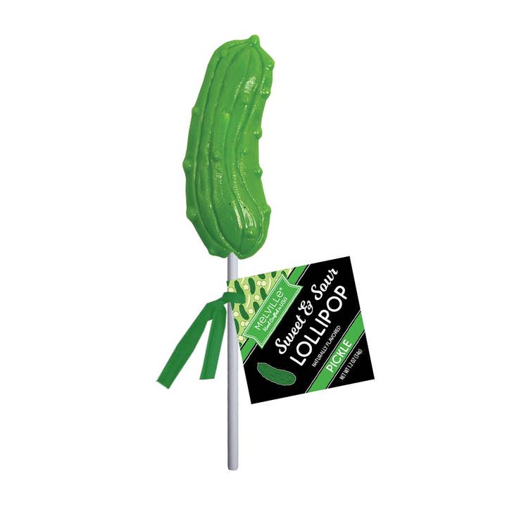Melville Candy Company - Wholesale Lollipop - Sour Pickle Lollipops