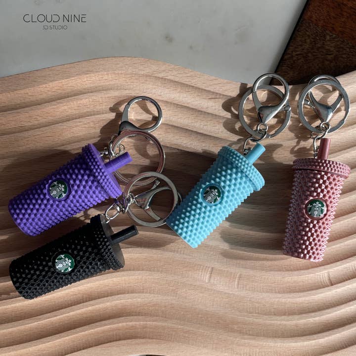 Cloud Nine 3d Studio - Wholesale Keychain - Unisex - Studded Tumbler Keychain